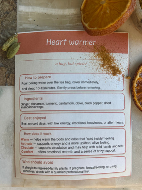 HEART WARMER — a hug but spicier!